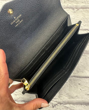Load image into Gallery viewer, Louis Vuitton Black Empriente Flap Wallet
