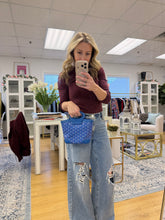 Load image into Gallery viewer, Goyard Blue Goyardine Beluga Mini
