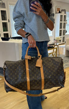 Load image into Gallery viewer, Louis Vuitton Keepall Monogram Bandoliere 55
