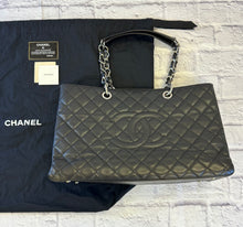 Load image into Gallery viewer, Chanel Black Caviar XL Grand Shopping Tote
