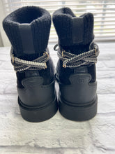 Load image into Gallery viewer, Chanel Black Shearling Boots, Size 9
