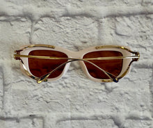 Load image into Gallery viewer, Gucci Double G Butterfly-frame Ivory &amp; Rose Gold Sunglasses
