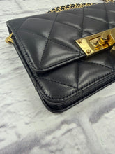 Load image into Gallery viewer, Chanel Black Golden Clasp Wallet on a chain
