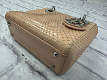 Load image into Gallery viewer, Dior Beige Python Mini Lady Dior

