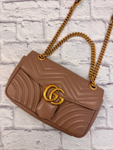 Load image into Gallery viewer, Gucci Marmont Dusty Rose Flap Bag
