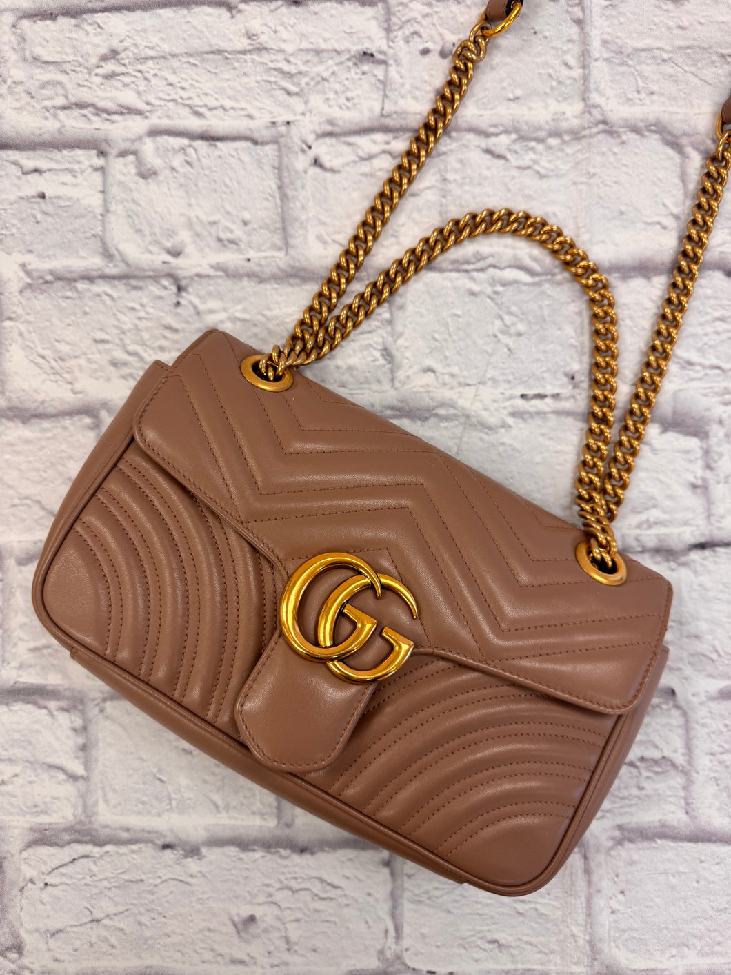 Gucci Marmont Dusty Rose Flap Bag