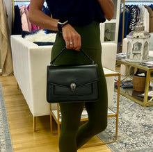 Load image into Gallery viewer, Bulgari Black Serpenti Forever Maxi Chain Bag
