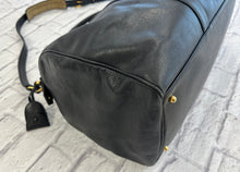 Load image into Gallery viewer, Chanel Vintage Black Caviar Timeless Boston Travel Duffle
