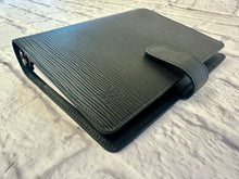 Load image into Gallery viewer, Louis Vuitton Black Epi Agenda Cover
