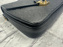 Load image into Gallery viewer, Louis Vuitton Black Empriente Pochette Metis W/Black Guitar Strap
