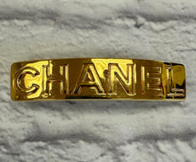 Load image into Gallery viewer, Chanel Gold C H A N E L Barrette 1997
