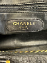 Load image into Gallery viewer, Chanel Vintage Black Caviar Timeless Boston Travel Duffle
