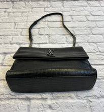 Load image into Gallery viewer, Saint Laurent West Hollywood Fold Over Leather Handbag
