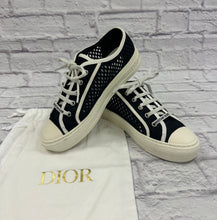 Load image into Gallery viewer, Dior Black Walk N Dior Sneakers SZ 40
