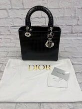 Load image into Gallery viewer, Dior Black Patent Medium Lady Dior
