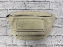 Load image into Gallery viewer, Gucci Cream GG Embossed Leather Belt Bag
