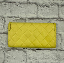 Load image into Gallery viewer, Chanel Yellow Caviar Filigree CC Flap Wallet
