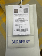 Load image into Gallery viewer, BURBERRY Yellow Check Cotton Button Down Sz 10
