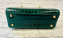 Load image into Gallery viewer, Christian Dior Vert Fonce Crocodile Mini Lady Dior
