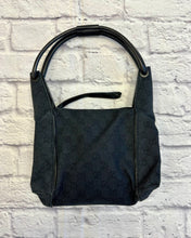 Load image into Gallery viewer, Gucci GG Black Denim Hobo
