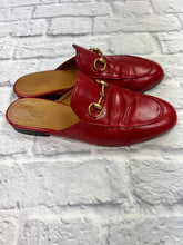 Load image into Gallery viewer, Gucci Red Princetown Mules, Size 37.5
