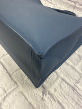 Load image into Gallery viewer, Dior Blue Calfskin Embossed Bool Tote
