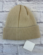 Load image into Gallery viewer, Chanel CC Cashmere Beige Beanie
