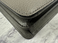 Load image into Gallery viewer, Gucci Small Grey Grained Interlocking GG Shoulder
