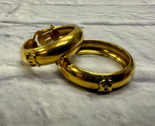 Load image into Gallery viewer, Chanel Gold Hoop Clip On Earrings
