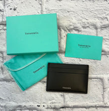 Load image into Gallery viewer, Tiffany and Co Black Card Holder
