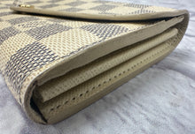 Load image into Gallery viewer, Louis Vuitton Damier Azur Flap Sarah Wallet
