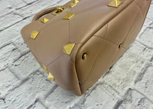 Load image into Gallery viewer, Valentino Roman Rock Stud Poudre Top Handle Bag W/Strap
