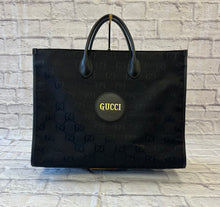 Load image into Gallery viewer, Gucci Off The Grid Monogram Black Nylon Tote
