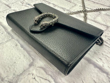 Load image into Gallery viewer, Gucci Black Mini Dionysus Flap Bag

