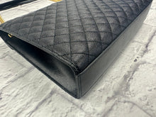 Load image into Gallery viewer, Saint Laurent Black Classic Large Monogram Envelope
