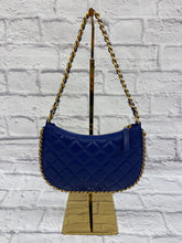 Load image into Gallery viewer, Chanel 2023 Blue Calfskin Chain Around Hobo
