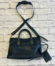 Load image into Gallery viewer, Balenciaga Le City Small Navy and Gold Hardware
