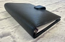 Load image into Gallery viewer, Louis Vuitton Black Epi Agenda Cover
