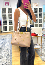 Load image into Gallery viewer, Valentino Roman Rock Stud Poudre Top Handle Bag W/Strap
