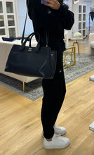 Load image into Gallery viewer, Chanel Navy Executive Tote with Shoulder Strap
