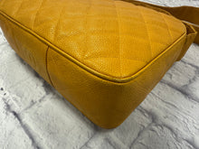 Load image into Gallery viewer, Chanel Vintage Yellow Caviar Crossbody
