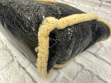 Load image into Gallery viewer, Chanel Shiny Crumpled Sheepskin Shearling CC Mania Tote
