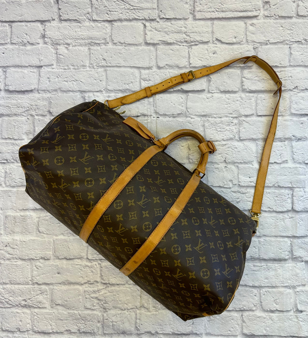 Louis Vuitton Keepall Monogram Bandoliere 55