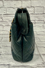 Load image into Gallery viewer, Chanel Vintage Quilted Black Lambskin Shoulder Bag
