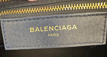 Load image into Gallery viewer, Balenciaga Le City Small Navy and Gold Hardware
