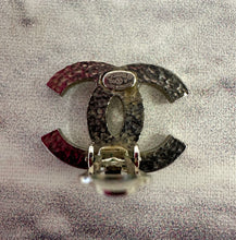 Load image into Gallery viewer, Chanel Silver &amp; Crystal Clip On Earrings
