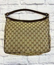 Load image into Gallery viewer, Gucci Patch Pocket Logo Hobo Bag
