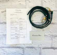 Load image into Gallery viewer, Christian Dior Vert Fonce Crocodile Mini Lady Dior
