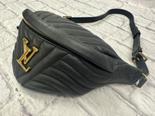 Load image into Gallery viewer, Louis Vuitton Black New Wave Bumbag
