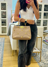 Load image into Gallery viewer, Valentino Roman Rock Stud Poudre Top Handle Bag W/Strap
